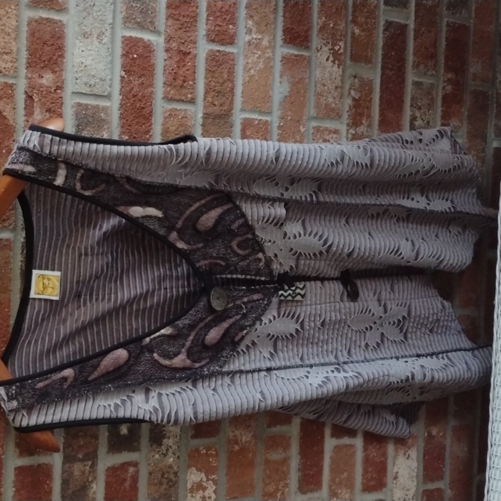 Hand Jive wearable art vest
